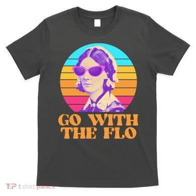 Retro Go With The Flow Nurse Practitioner Florence Nightingale T-Shirt