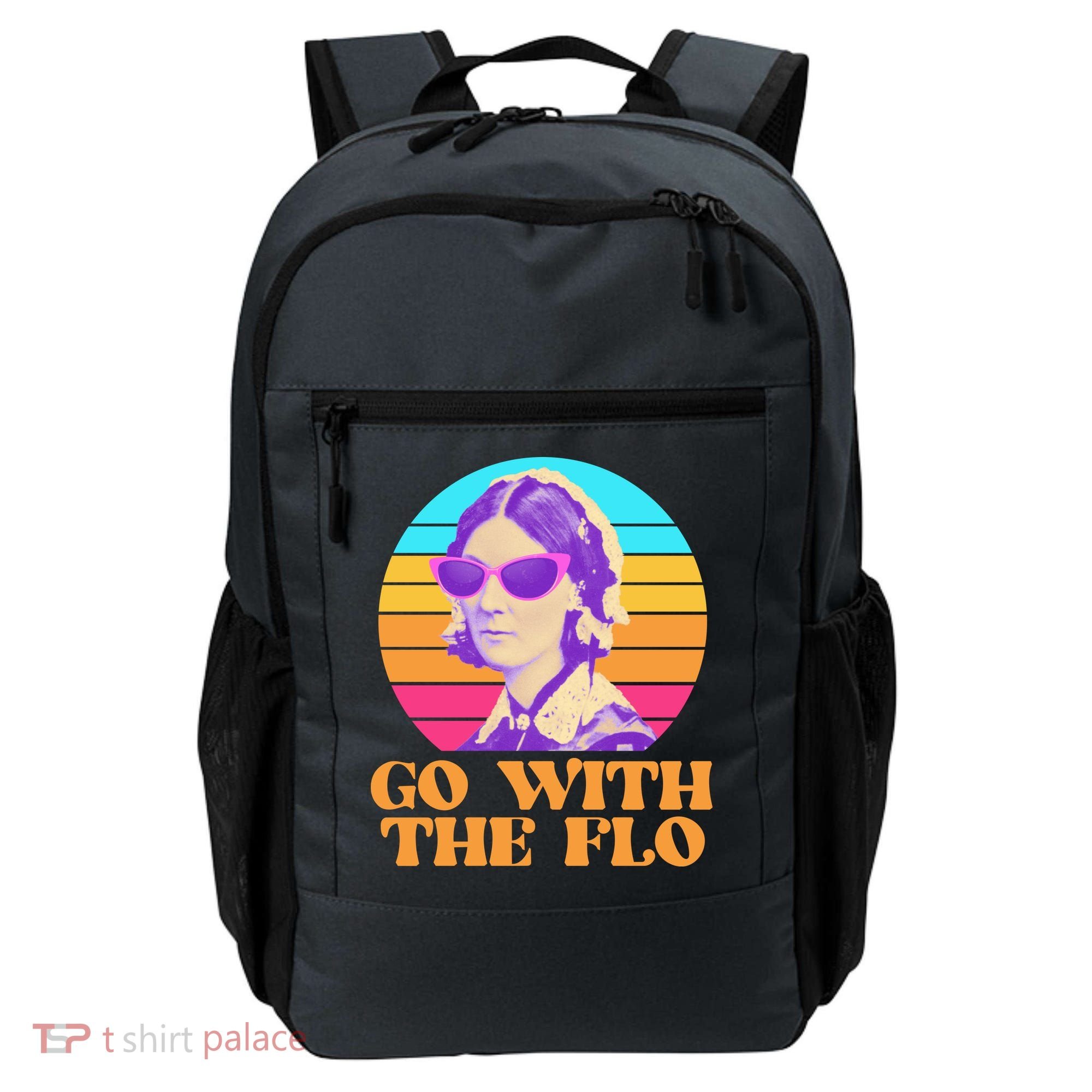 Retro Go With The Flow Nurse Practitioner Florence Nightingale Backpack