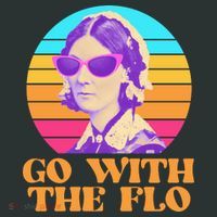 Retro Go With The Flow Nurse Practitioner Florence Nightingale Mousepad thumb 1