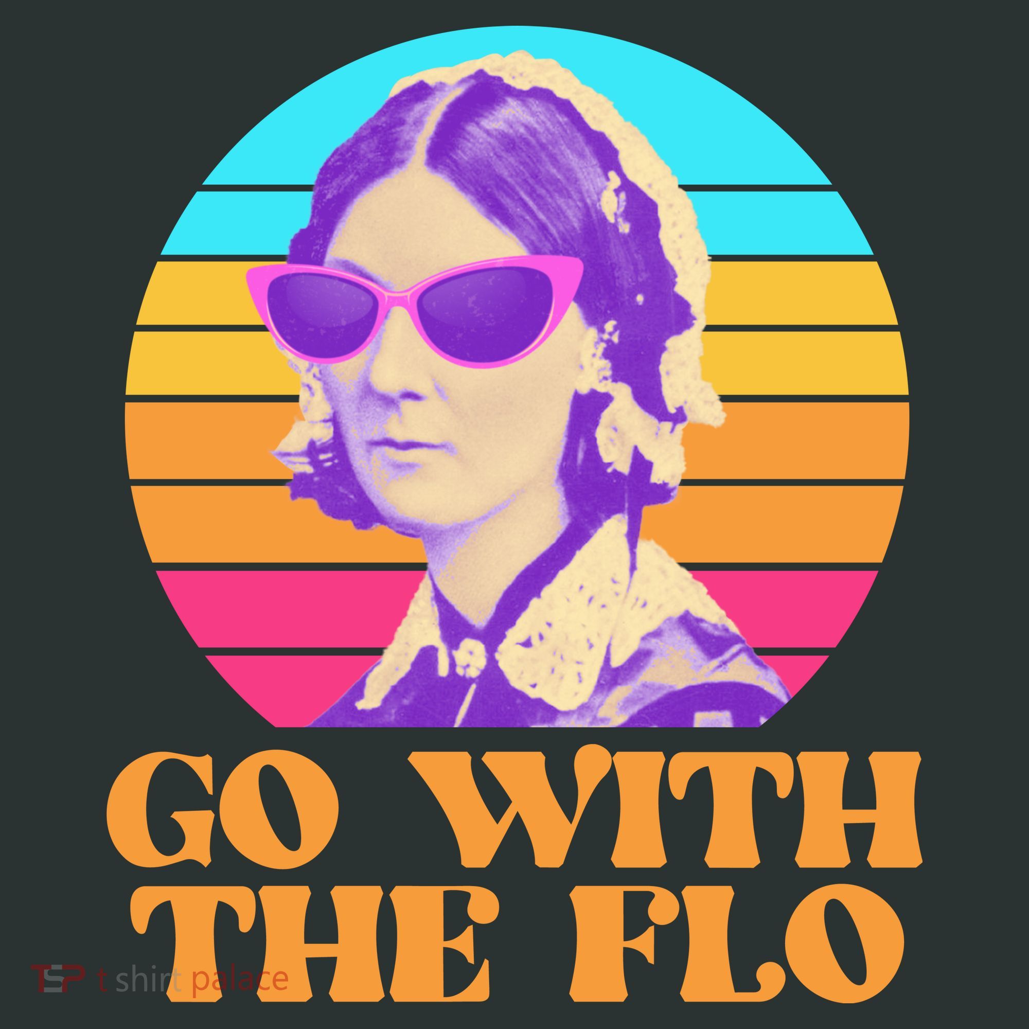 Retro Go With The Flow Nurse Practitioner Florence Nightingale Baby Bodysuit