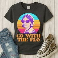 Retro Go With The Flow Nurse Practitioner Florence Nightingale Women's T-Shirt thumb 3