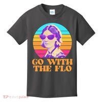 Retro Go With The Flow Nurse Practitioner Florence Nightingale Kids T-Shirt thumb 0