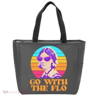 Retro Go With The Flow Nurse Practitioner Florence Nightingale Tote Bag