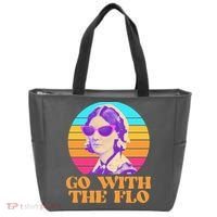 Retro Go With The Flow Nurse Practitioner Florence Nightingale Tote Bag thumb 0