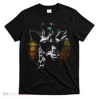 Retro Giraffe Wearing Sun Glasses T-Shirt thumb 0