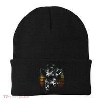 Retro Giraffe Wearing Sun Glasses Beanie thumb 0
