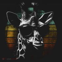 Retro Giraffe Wearing Sun Glasses Visor thumb 3