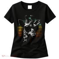 Retro Giraffe Wearing Sun Glasses Women's T-Shirt thumb 0