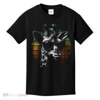Retro Giraffe Wearing Sun Glasses Kids T-Shirt thumb 0