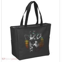 Retro Giraffe Wearing Sun Glasses Tote Bag thumb 2