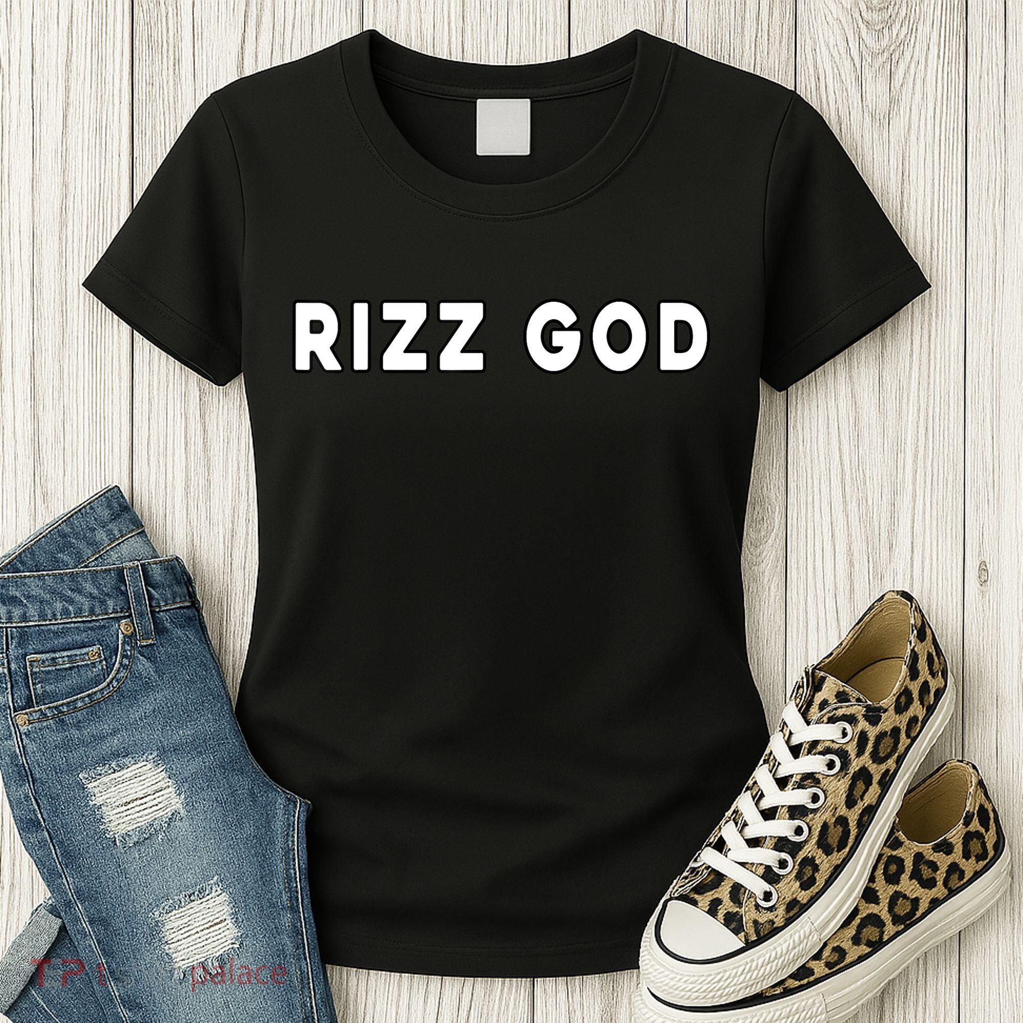 Rizz God W Rizz Game Alpha L Rizz Game Women's T-Shirt