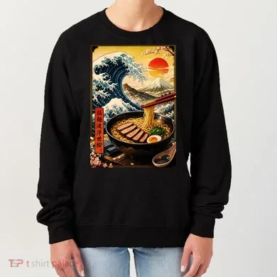 Ramen Great Wave Women's Sweatshirt
