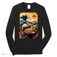 Ramen Great Wave Long Sleeve Shirt thumb 0