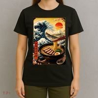 Ramen Great Wave T-Shirt thumb 4