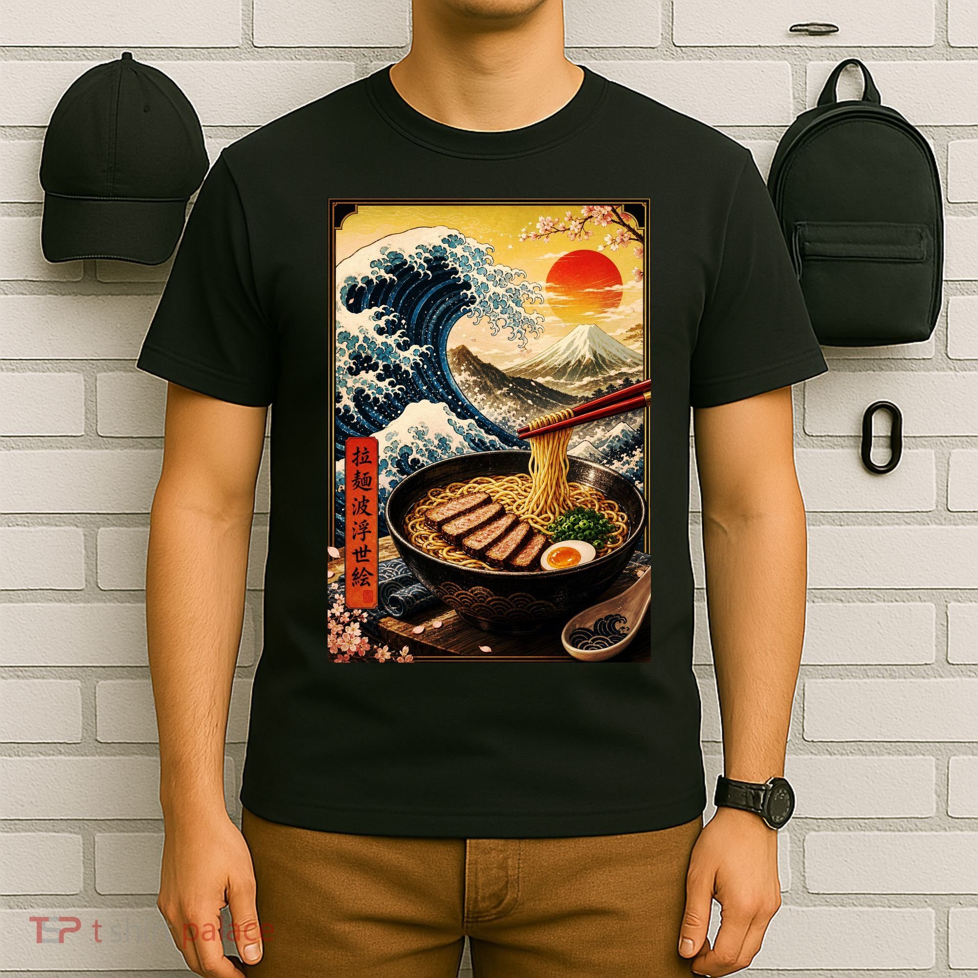 Ramen Great Wave T-Shirt