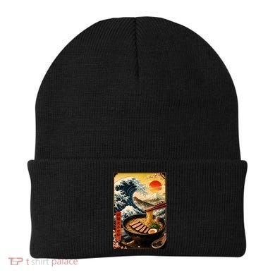 Ramen Great Wave Beanie