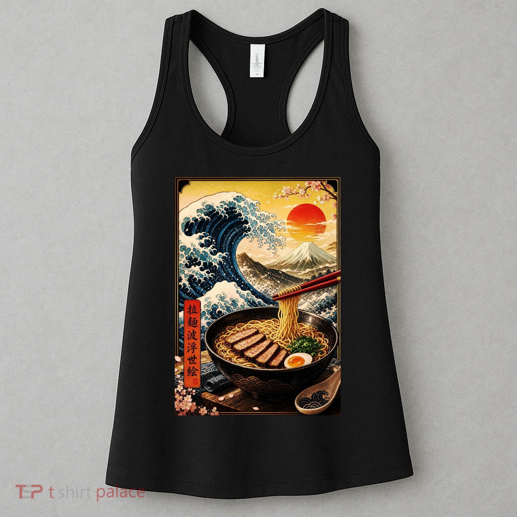 Ramen Great Wave Women's Tank Top