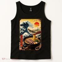 Ramen Great Wave Tank Top thumb 2