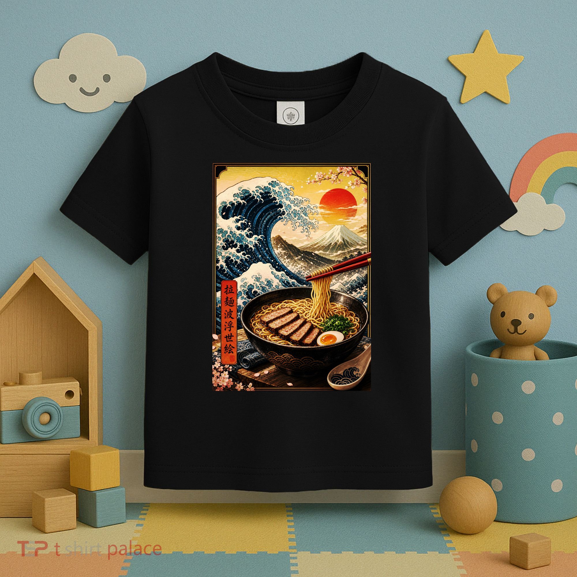 Ramen Great Wave Toddler T-Shirt