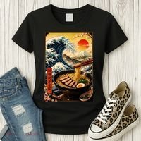 Ramen Great Wave Women's T-Shirt thumb 3