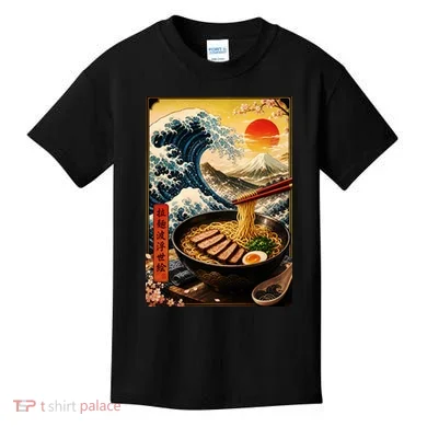 Ramen Great Wave Kids T-Shirt