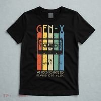 Retro GEN X Funny We Used To Have To Rewind Our Music T-Shirt thumb 5