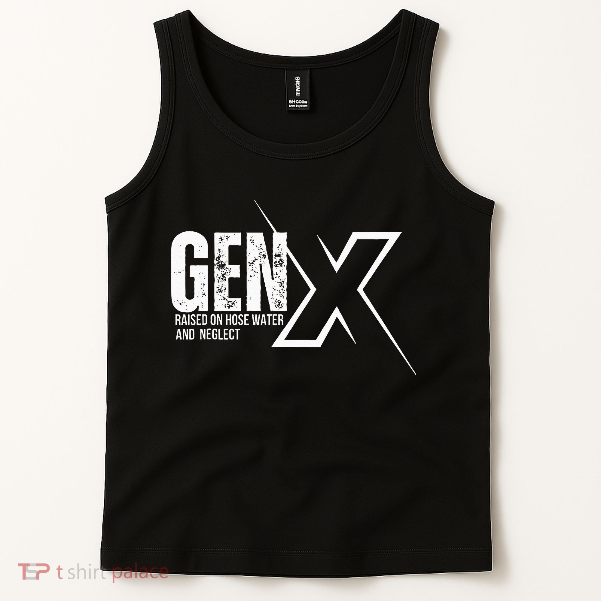 Retro Gen X Humor Gen X Raised On Hose Water And Neglect Tank Top