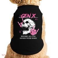 Retro Gen X The Badasss Generation Before All You Sissies Doggie Tank thumb 0