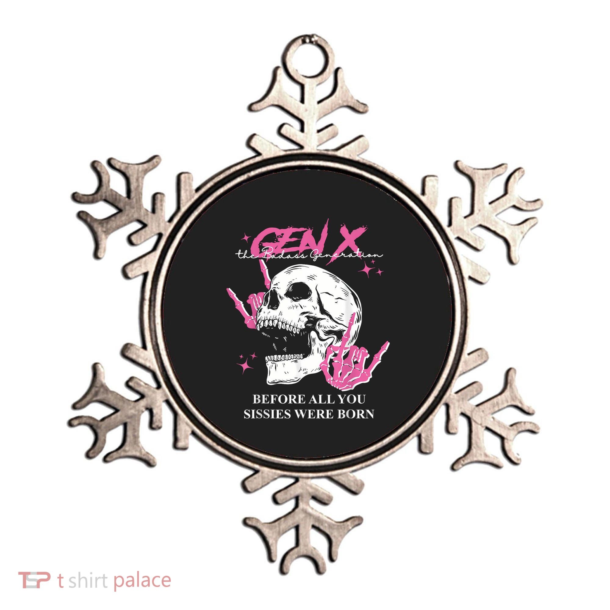 Retro Gen X The Badasss Generation Before All You Sissies Ornament