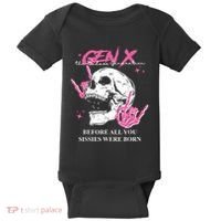 Retro Gen X The Badasss Generation Before All You Sissies Baby Bodysuit thumb 0