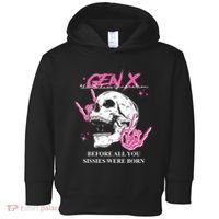 Retro Gen X The Badasss Generation Before All You Sissies Toddler Hoodie thumb 0