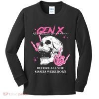 Retro Gen X The Badasss Generation Before All You Sissies Kids Long Sleeve Shirt thumb 0