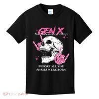 Retro Gen X The Badasss Generation Before All You Sissies Kids T-Shirt thumb 0