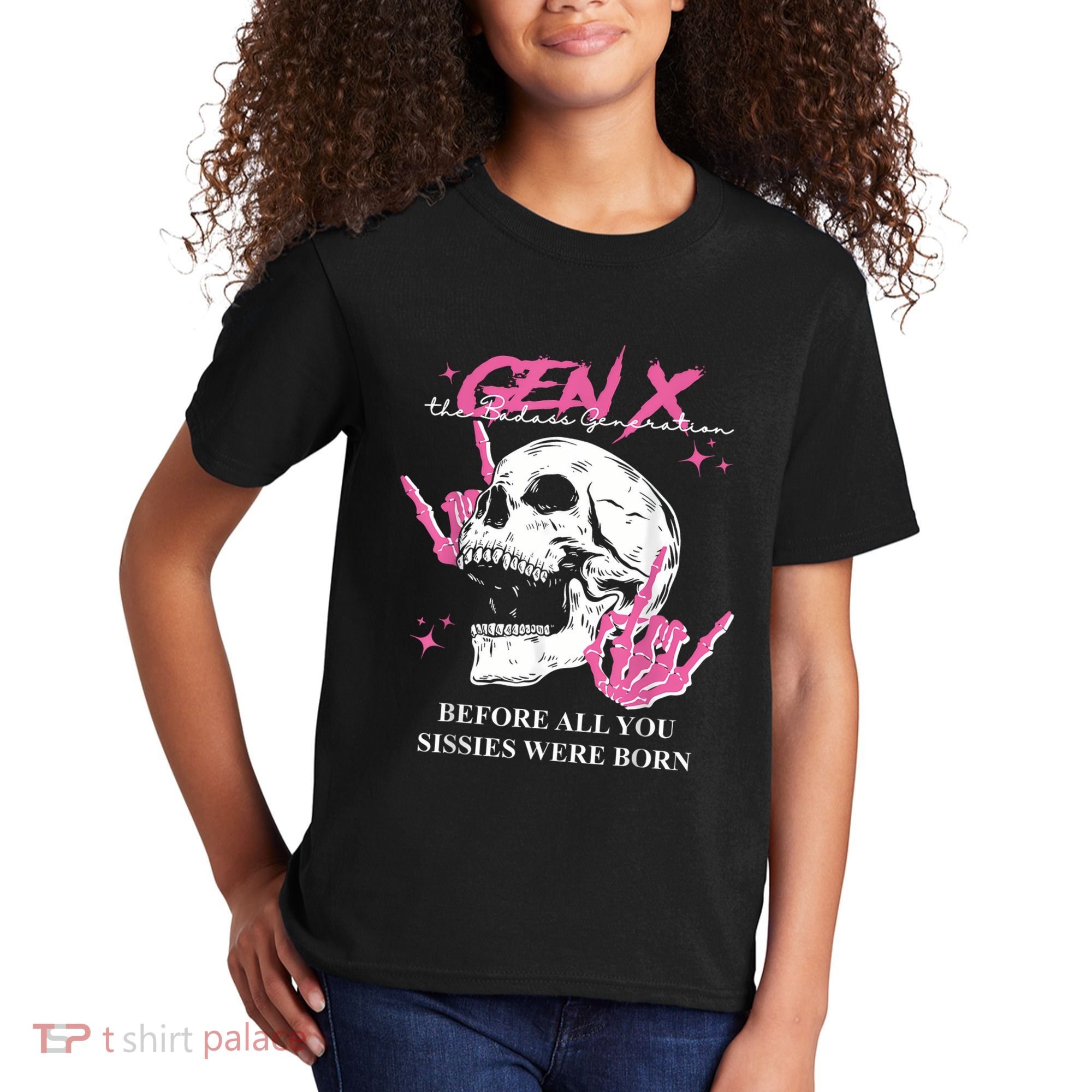Retro Gen X The Badasss Generation Before All You Sissies Kids T-Shirt