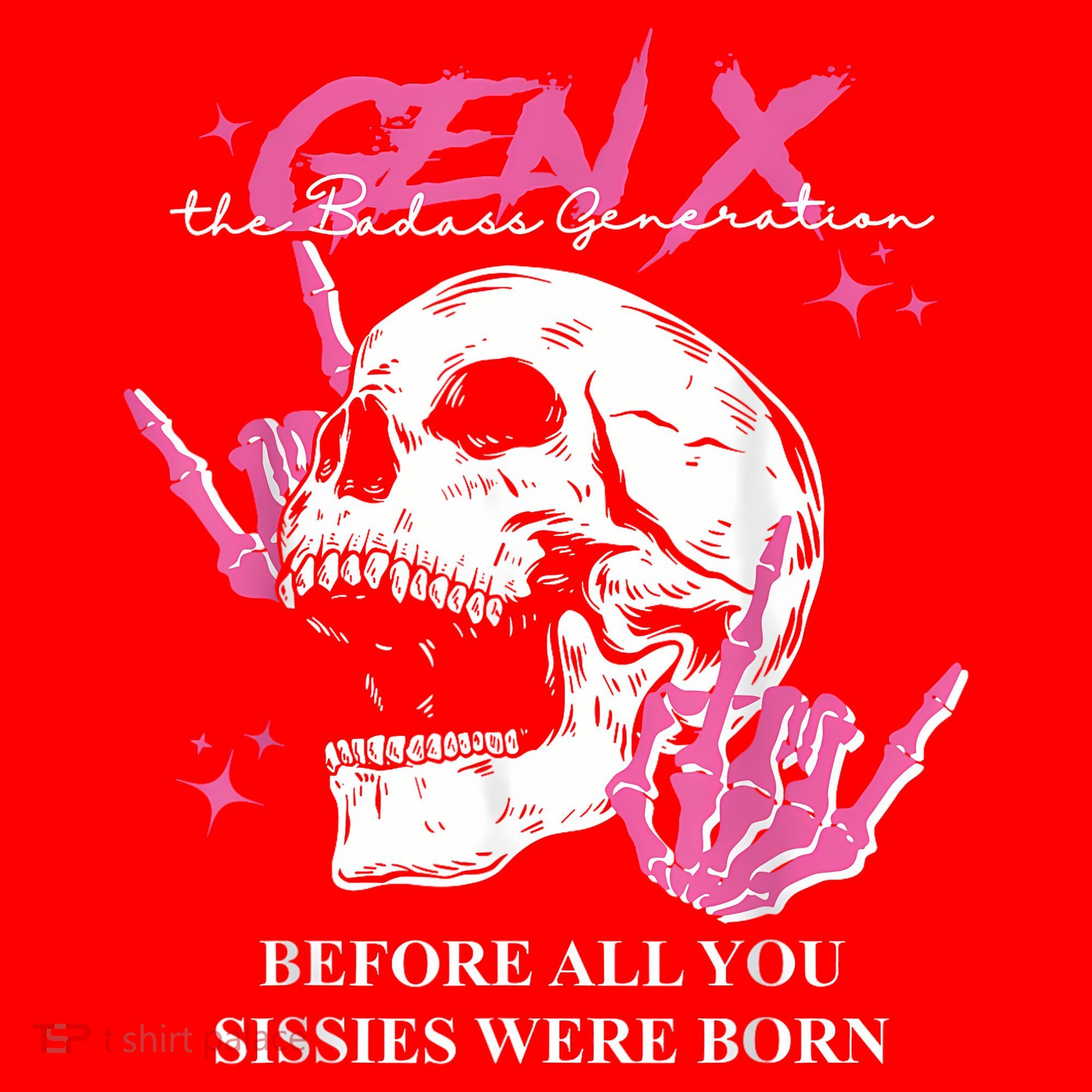 Retro Gen X The Badasss Generation Before All You Sissies Santa Hat