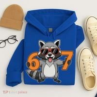 Racoon Hold 67 Meme 6-7 Funny Hoodie thumb 4