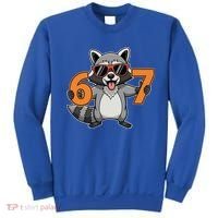 Racoon Hold 67 Meme 6-7 Funny Sweatshirt thumb 0