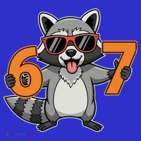 Racoon Hold 67 Meme 6-7 Funny Sweatshirt thumb 3