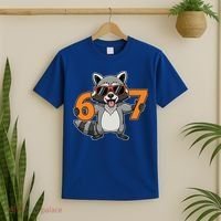 Racoon Hold 67 Meme 6-7 Funny T-Shirt thumb 2
