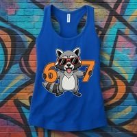 Racoon Hold 67 Meme 6-7 Funny Women's Tank Top thumb 3