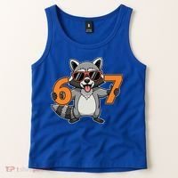 Racoon Hold 67 Meme 6-7 Funny Tank Top thumb 2