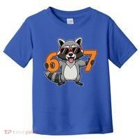Racoon Hold 67 Meme 6-7 Funny Toddler T-Shirt thumb 0