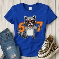Racoon Hold 67 Meme 6-7 Funny Women's T-Shirt thumb 3
