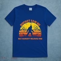 Retro Halloween Bigfoot Saw Me But Nobody Believes Him T-Shirt thumb 5