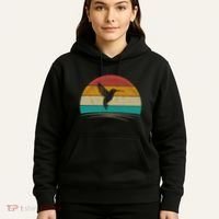 Retro Hummingbird Bird Watching Bird Hummingbird Lover Hoodie thumb 5
