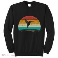 Retro Hummingbird Bird Watching Bird Hummingbird Lover Sweatshirt thumb 0