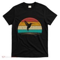 Retro Hummingbird Bird Watching Bird Hummingbird Lover T-Shirt thumb 0