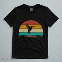 Retro Hummingbird Bird Watching Bird Hummingbird Lover T-Shirt thumb 5
