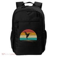 Retro Hummingbird Bird Watching Bird Hummingbird Lover Backpack thumb 0