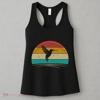 Retro Hummingbird Bird Watching Bird Hummingbird Lover Women's Tank Top thumb 3